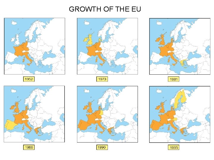 GROWTH OF THE EU 