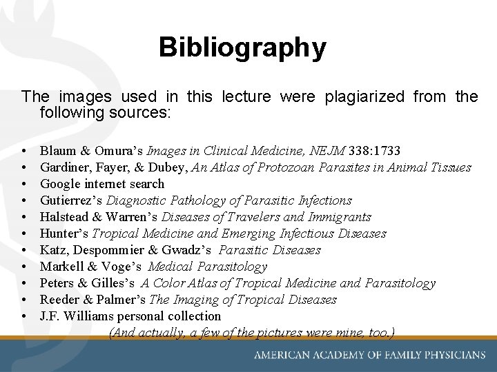 Bibliography The images used in this lecture were plagiarized from the following sources: •