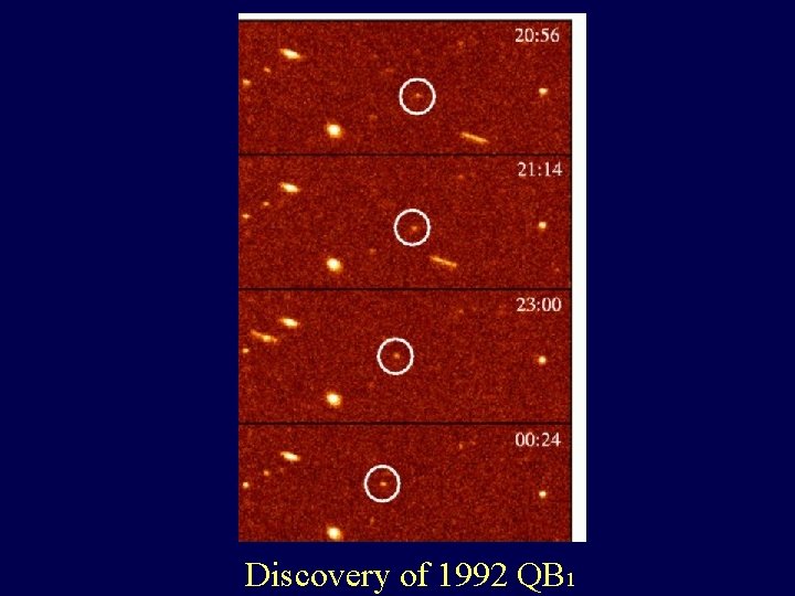 Discovery of 1992 QB 1 