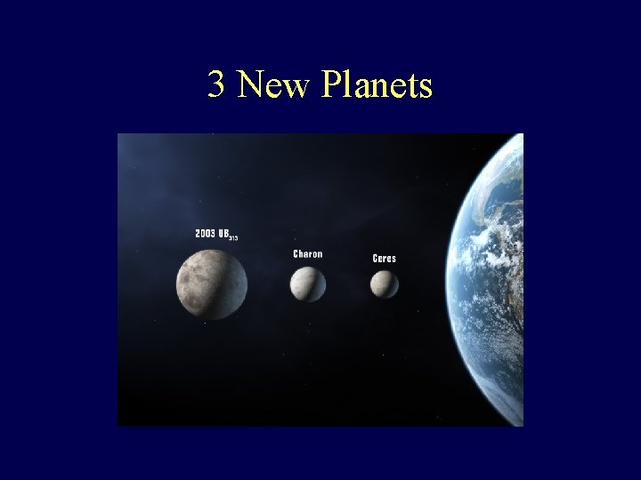 3 New Planets 