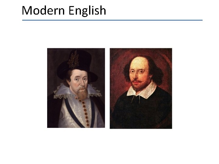 Modern English 