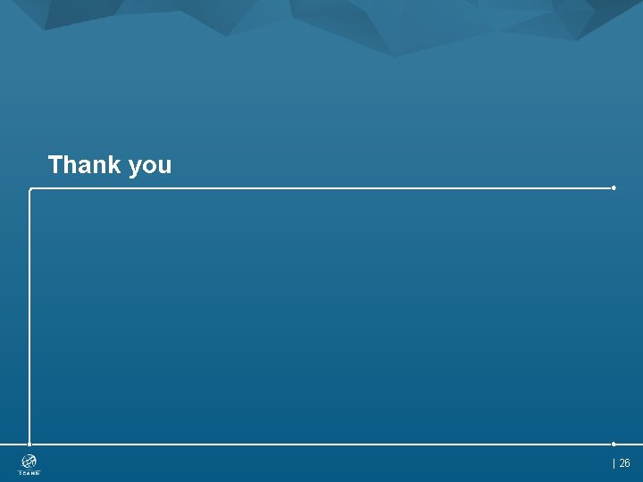 Thank you | 26 