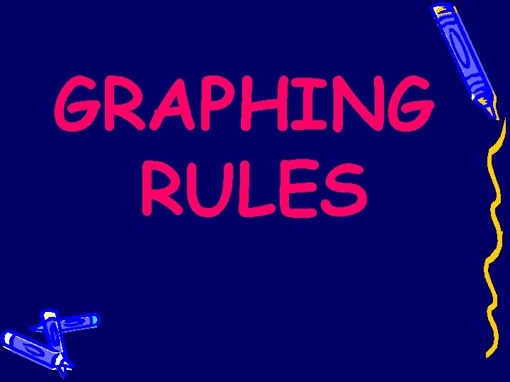 GRAPHING RULES 
