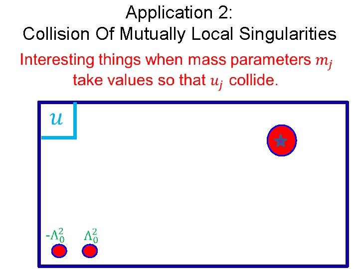 Application 2: Collision Of Mutually Local Singularities 