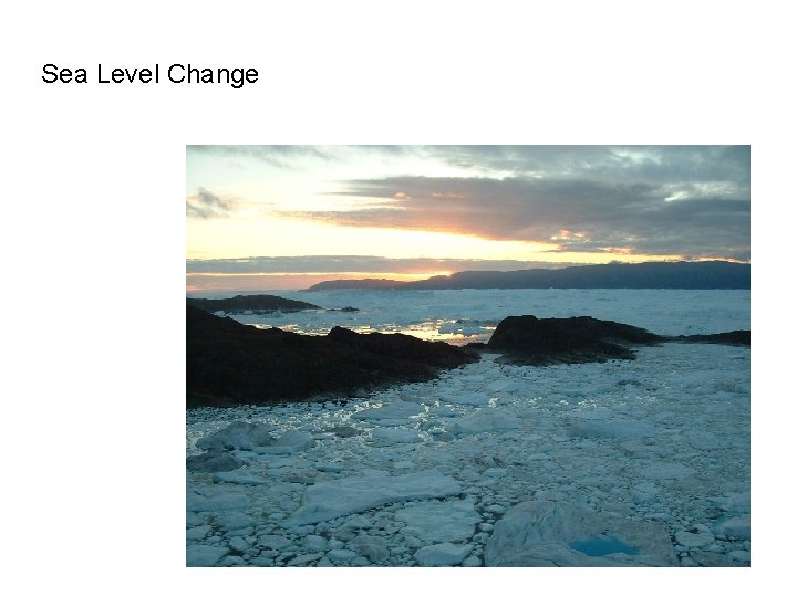 Sea Level Change 