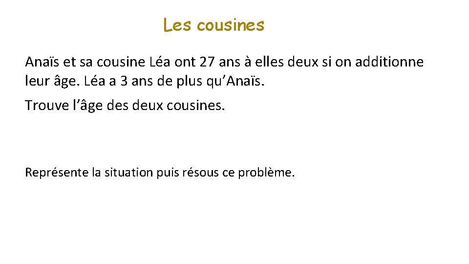 Les cousines Anaïs et sa cousine Léa ont 27 ans à elles deux si