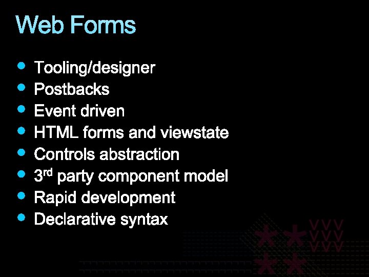 Choosing Between ASP NET Web Forms MVC http
