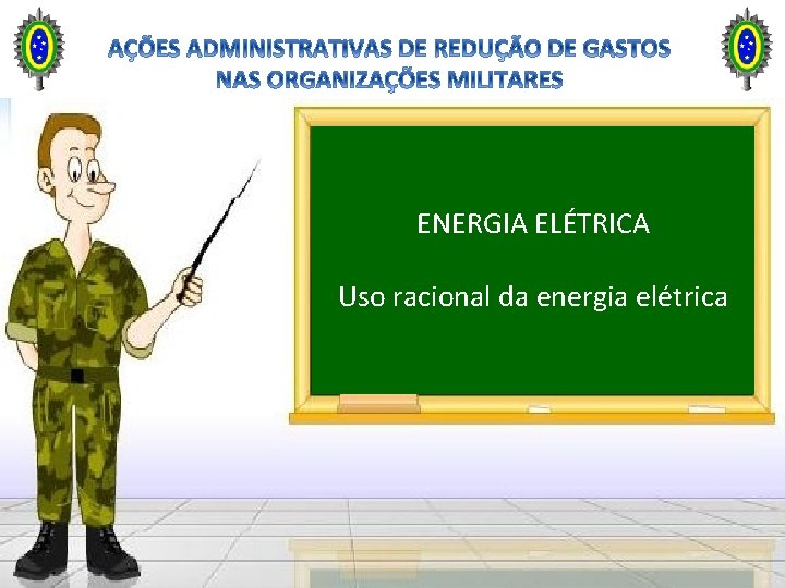 ENERGIA ELÉTRICA Uso racional da energia elétrica 