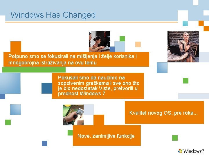 Windows Has Changed Potpuno smo se fokusirali na mišljenja i želje korisnika i mnogobrojna