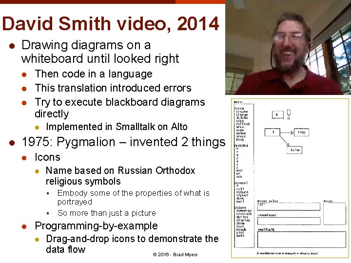 David Smith video, 2014 l Drawing diagrams on a whiteboard until looked right l