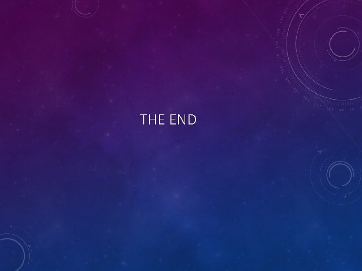 THE END 