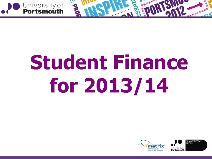 Student Finance for 2013/14 