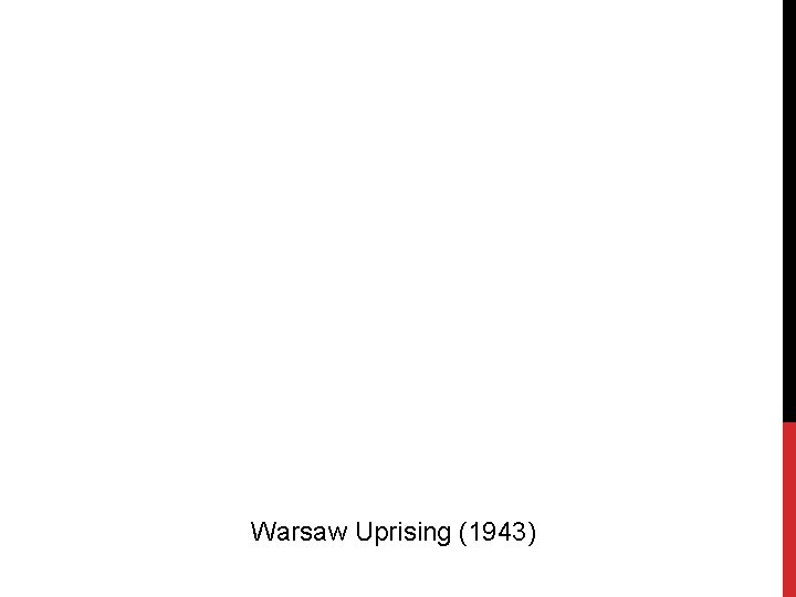 Warsaw Uprising (1943) 