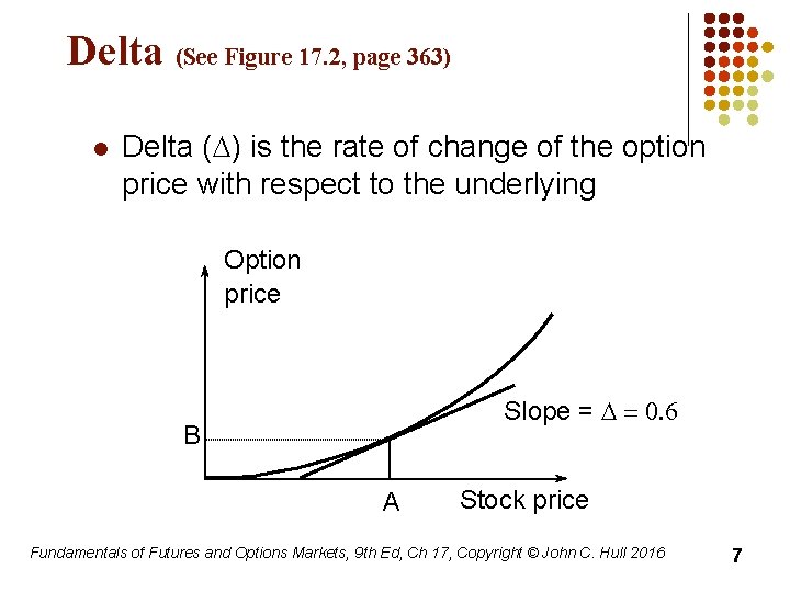 Delta (See Figure 17. 2, page 363) l Delta (D) is the rate of