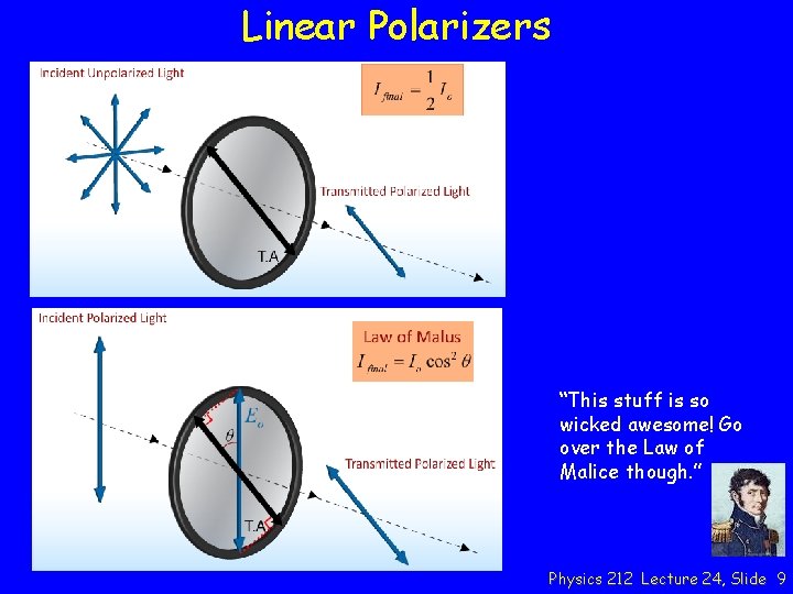 Linear Polarizers “This stuff is so wicked awesome! Go over the Law of Malice