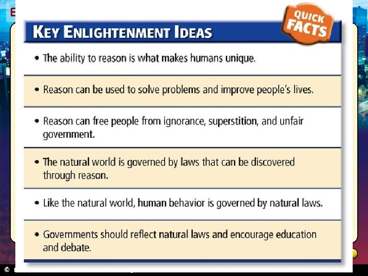 Enlightenment and Revolution Section 1 