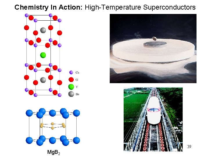 Chemistry In Action: High-Temperature Superconductors 39 Mg. B 2 