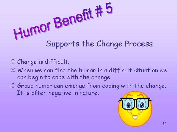 Supports the Change Process J Change is difficult. J When we can find the Supports the Change Process J Change is difficult. J When we can find the