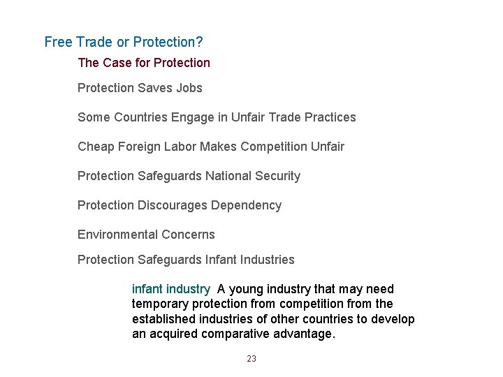 Free Trade or Protection? The Case for Protection Saves Jobs Some Countries Engage in