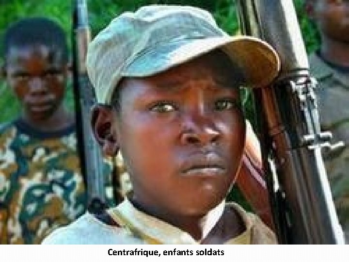 Centrafrique, enfants soldats 