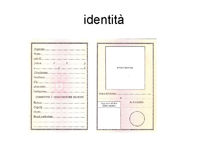 identità 