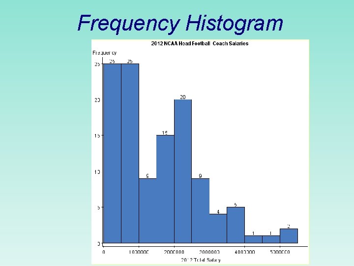 Frequency Histogram 