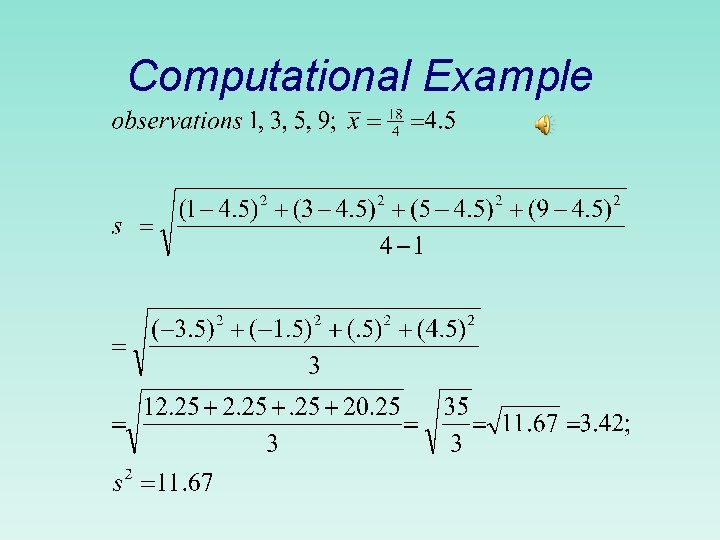 Computational Example 