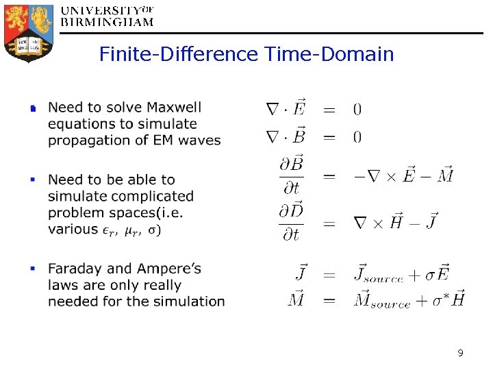 Finite-Difference Time-Domain § 9 