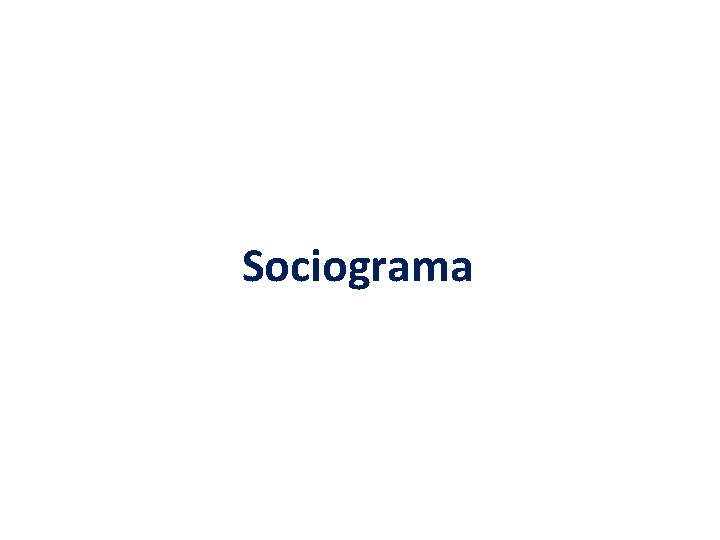 Sociograma 