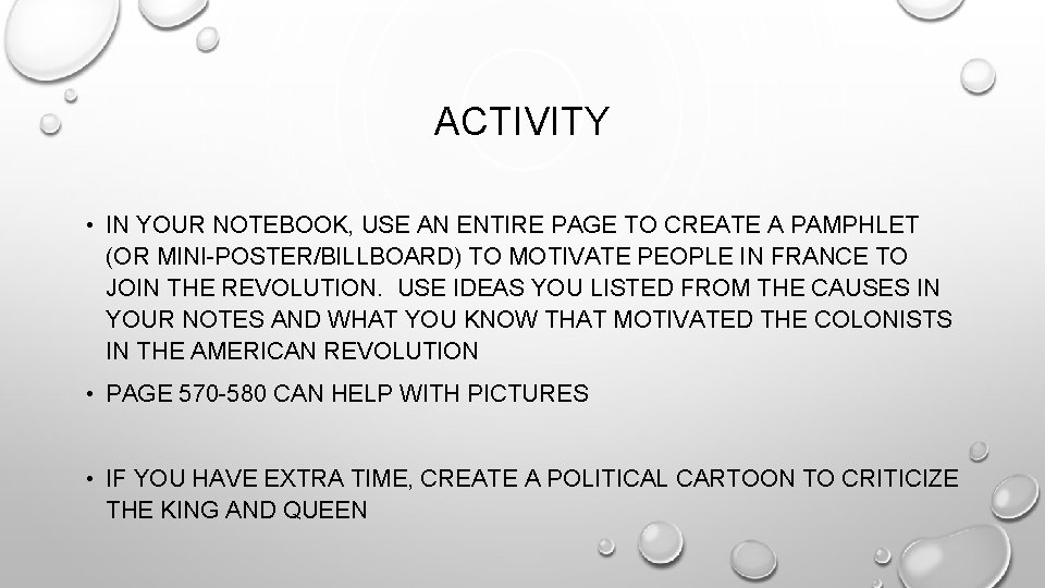ACTIVITY • IN YOUR NOTEBOOK, USE AN ENTIRE PAGE TO CREATE A PAMPHLET (OR ACTIVITY • IN YOUR NOTEBOOK, USE AN ENTIRE PAGE TO CREATE A PAMPHLET (OR