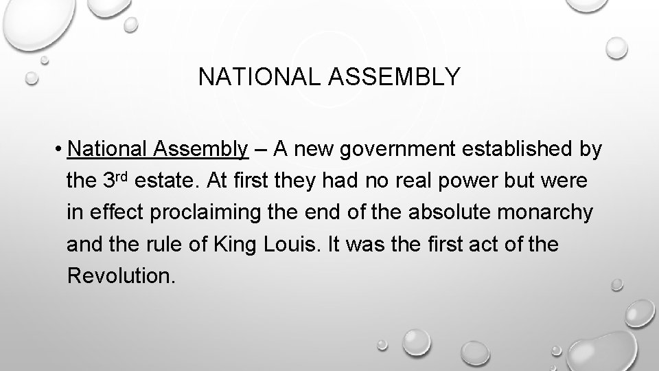 NATIONAL ASSEMBLY • National Assembly – A new government established by the 3 rd NATIONAL ASSEMBLY • National Assembly – A new government established by the 3 rd