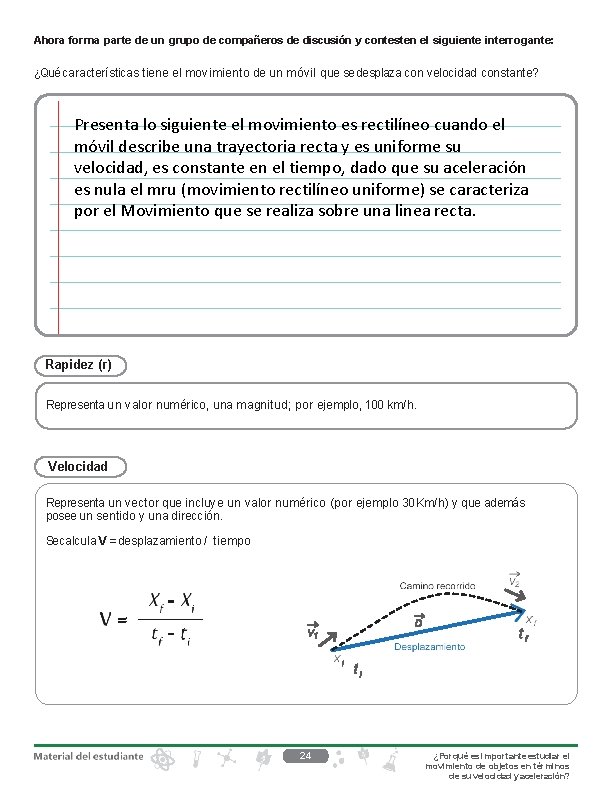 Ahora forma parte de un grupo de compañeros de discusión y contesten el siguiente