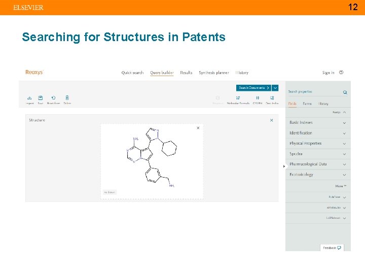 12 Searching for Structures in Patents 