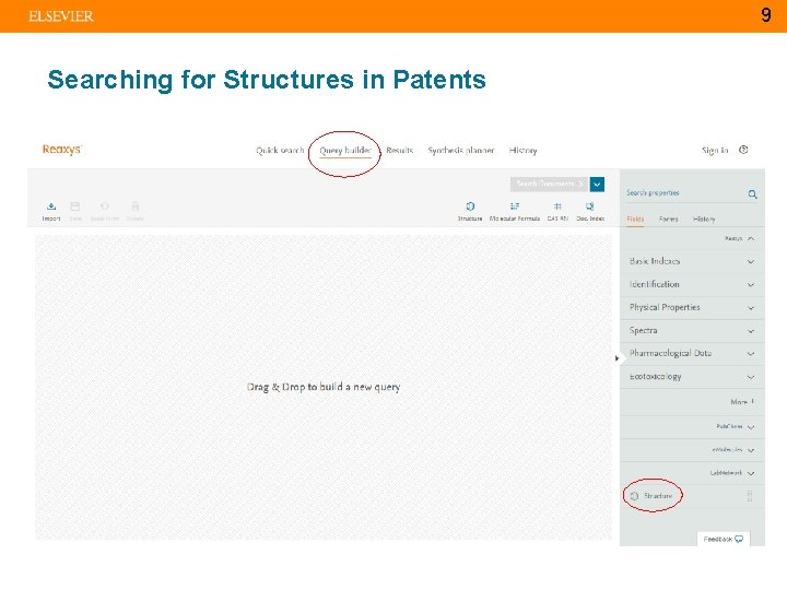 9 Searching for Structures in Patents 