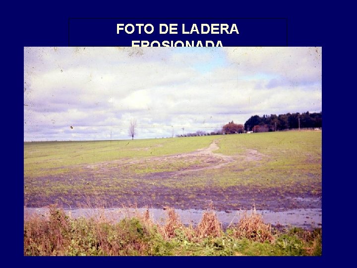 FOTO DE LADERA EROSIONADA 