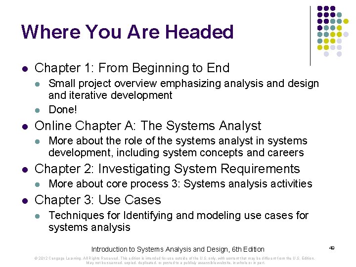 Where You Are Headed l Chapter 1: From Beginning to End l l l