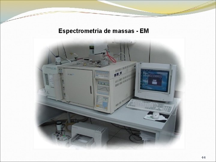 Espectrometria de massas - EM 44 