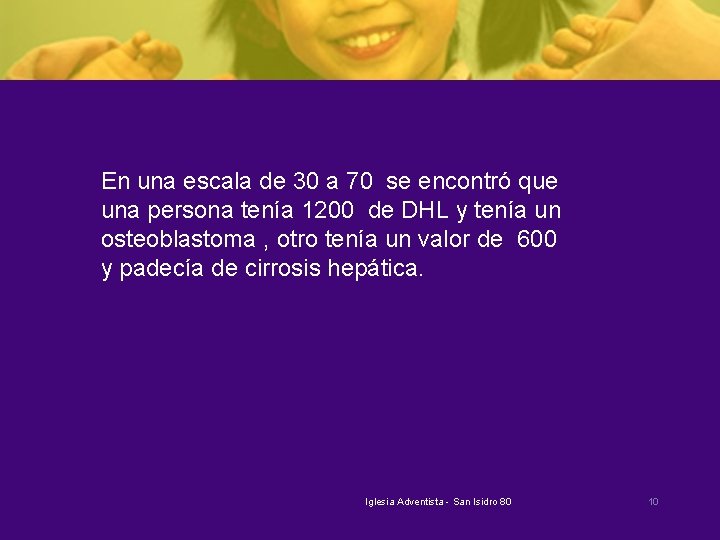 En una escala de 30 a 70 se encontró que una persona tenía 1200