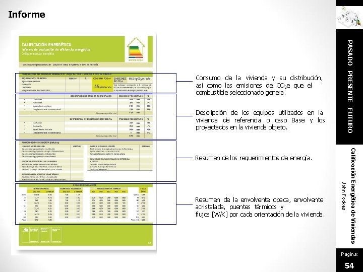 Informe Descripción de los equipos utilizados en la vivienda de referencia o caso Base