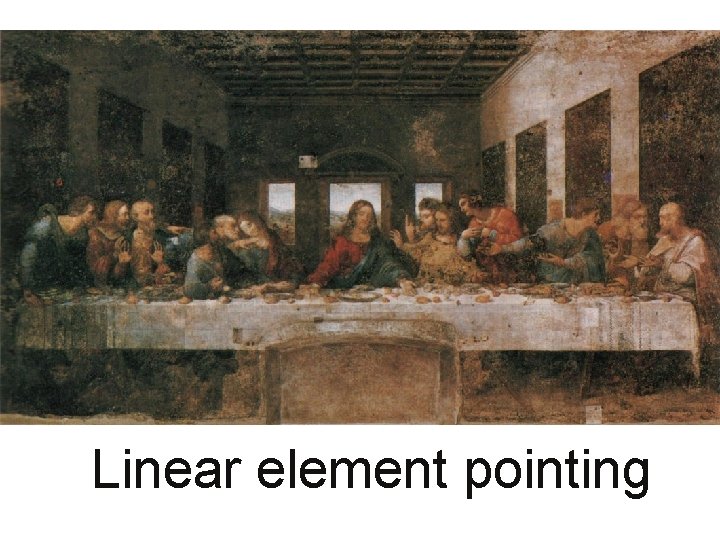 Linear element pointing 