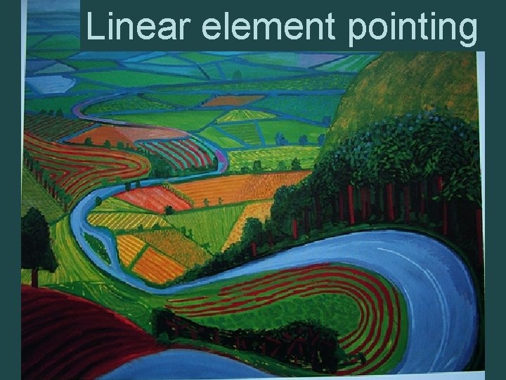 Linear element pointing 