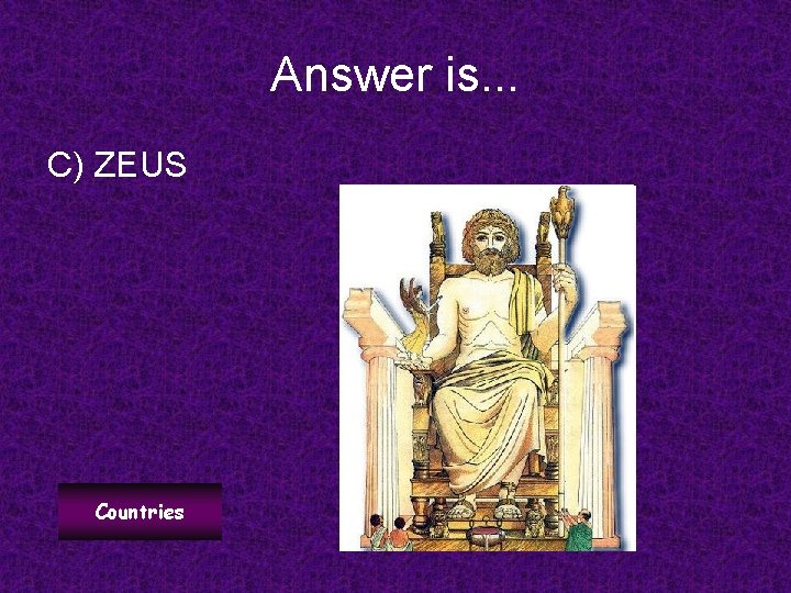 Answer is. . . C) ZEUS Countries 