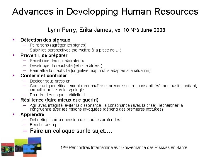 Advances in Developping Human Resources Lynn Perry, Erika James, vol 10 N° 3 June Advances in Developping Human Resources Lynn Perry, Erika James, vol 10 N° 3 June