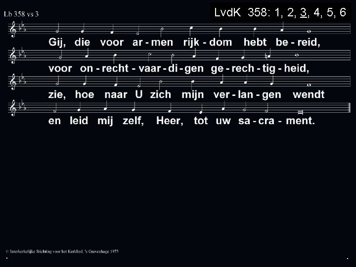 Lvd. K 358: 1, 2, 3, 4, 5, 6 . . . 