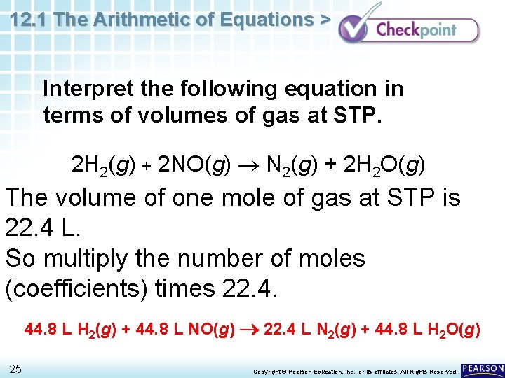 12. 1 The Arithmetic of Equations > Interpret the following equation in terms of 12. 1 The Arithmetic of Equations > Interpret the following equation in terms of