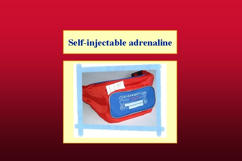 Self-injectable adrenaline 
