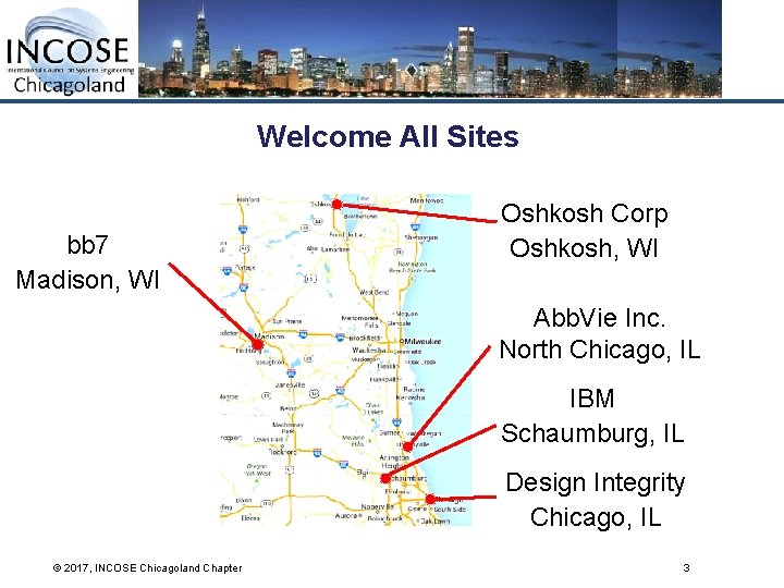 Welcome All Sites bb 7 Madison, WI Oshkosh Corp Oshkosh, WI Abb. Vie Inc.