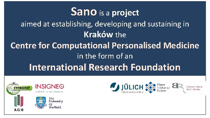 Sano is a project aimed at establishing, developing and sustaining in Kraków the Centre
