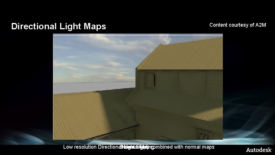 Directional Light Maps Content courtesy of A 2 M Normal Map combined with normal