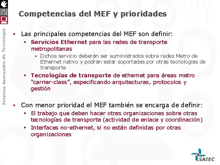 Competencias del MEF y prioridades § Las principales competencias del MEF son definir: §